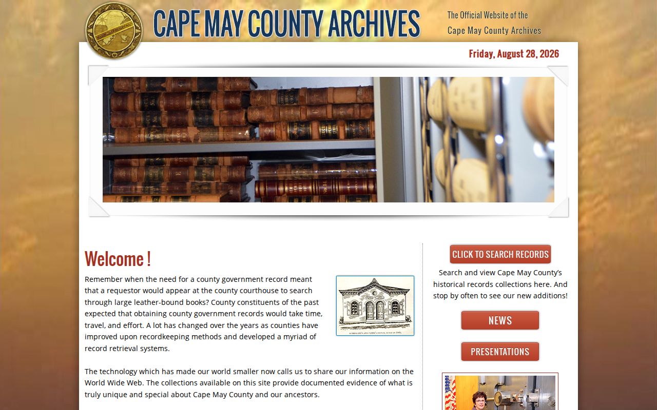 Lower Township previous residents reference for Cape May County archive search