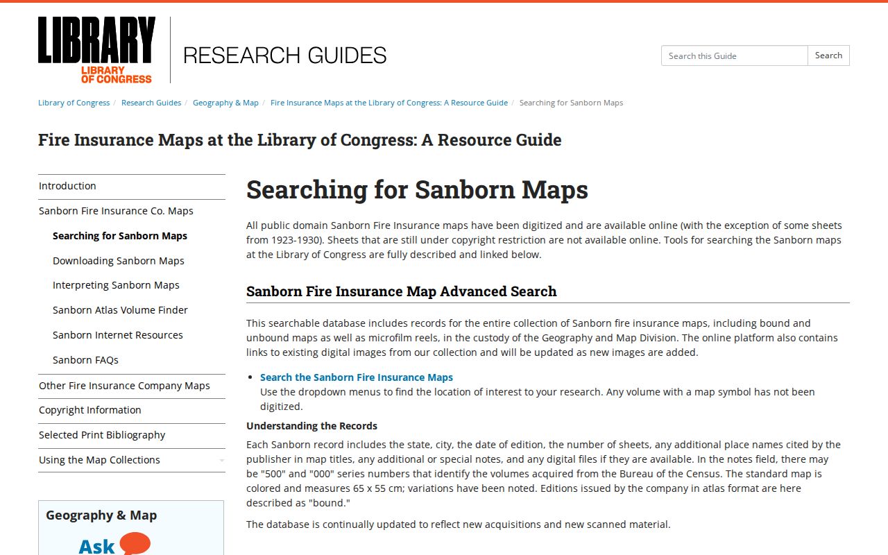 Lower Township previous residents reference for Sanborn map research